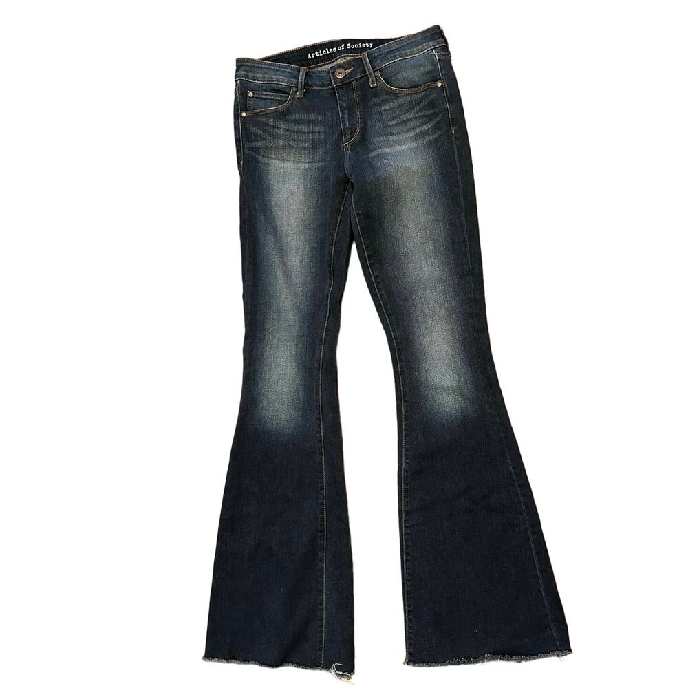 Articles of Society Faith Flare Oakhurst flare jeans size 27 mid rise stretch